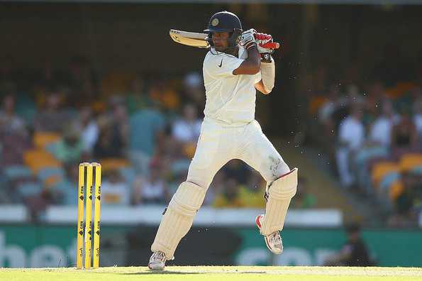 Rest of India struggled on the second day despite Cheteshwar Pujara's patient 86. Rest of India struggled on the second day despite Cheteshwar Pujara's patient 86.