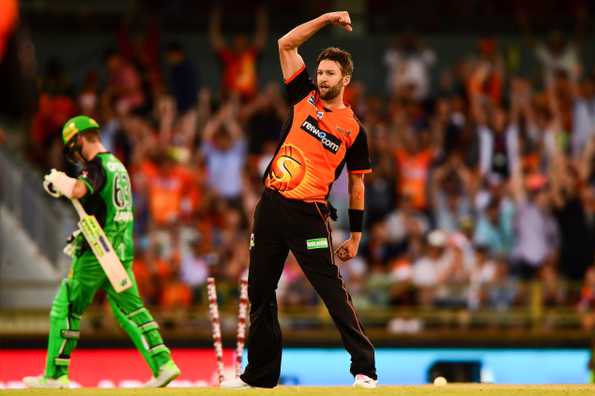 Andrew Tye bagged a five-wicket haul to star in Perth Scorchers' second win in as many games Andrew Tye bagged a five-wicket haul to star in Perth Scorchers' second win in as many games