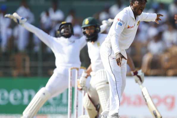 Hashim Amla through yet another spin struggle Hashim Amla through yet another spin struggle