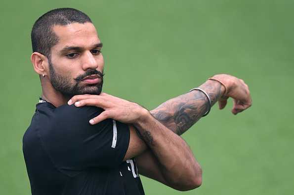 Dhawan, who had hit back-to-back centuries against Bangladesh and Sri Lanka last month, had fractured his hand during the Galle Test. Dhawan, who had hit back-to-back centuries against Bangladesh and Sri Lanka last month, had fractured his hand during the Galle Test.