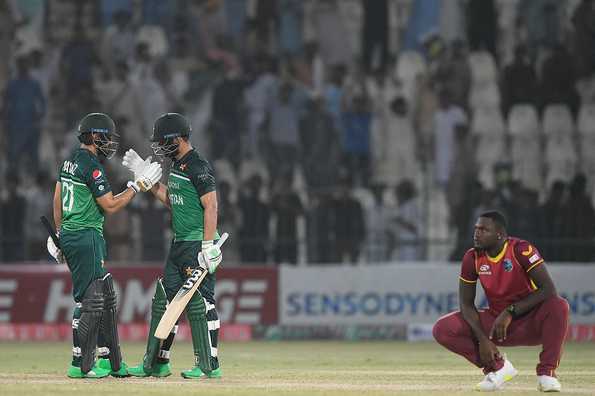 Pakistan chased down 306 in the first ODI to take a series lead. Pakistan chased down 306 in the first ODI to take a series lead.