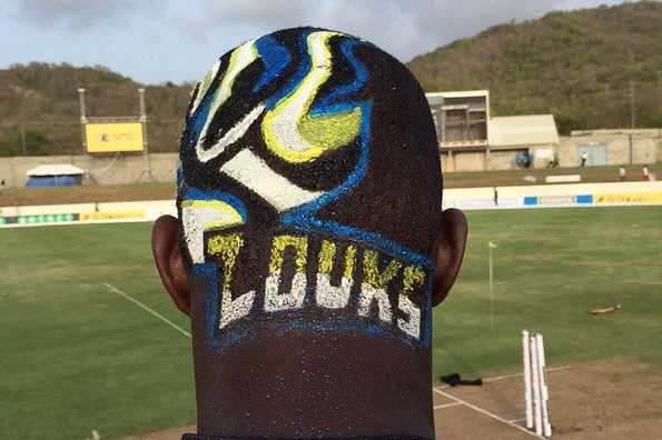 Image of the Week: Darren Sammy's new hairdo grabbed eyeballs during a St Lucia Zouks match. Image of the Week: Darren Sammy's new hairdo grabbed eyeballs during a St Lucia Zouks match.