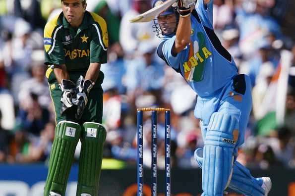 An attack comprising Wasim Akram, Waqar Younis and Shoaib Akhtar was taken apart by Tendulkar en route his match-winning 98. An attack comprising Wasim Akram, Waqar Younis and Shoaib Akhtar was taken apart by Tendulkar en route his match-winning 98.