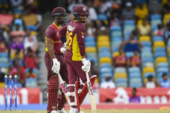 Hope and Carty put on an unbroken 91-run match-winning stand. Hope and Carty put on an unbroken 91-run match-winning stand.