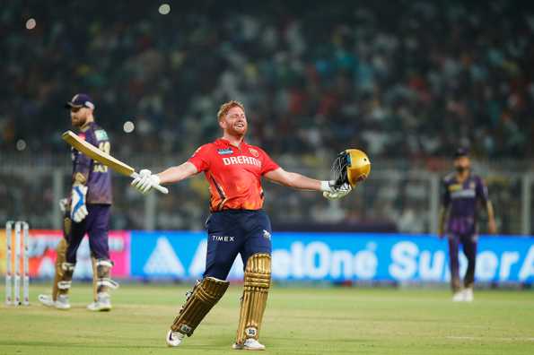 Jonny Bairstow finished unbeaten on 108* off just 48 balls in the historic chase. Jonny Bairstow finished unbeaten on 108* off just 48 balls in the historic chase.