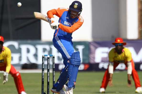 Abhishek scored his maiden T20I hundred in only his second innings Abhishek scored his maiden T20I hundred in only his second innings