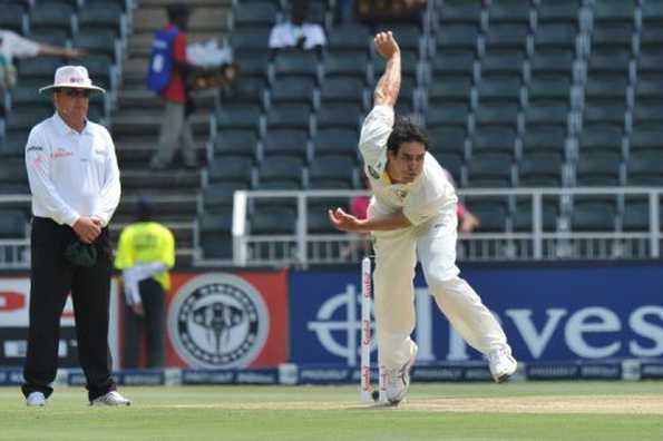 Paceman Mitchell Johnson, pictured here on November 19, is expected to be out of cricket for up to five months if he has to have foot surgery later this week, Cricket Australia said on Wednesday. Paceman Mitchell Johnson, pictured here on November 19, is expected to be out of cricket for up to five months if he has to have foot surgery later this week, Cricket Australia said on Wednesday.