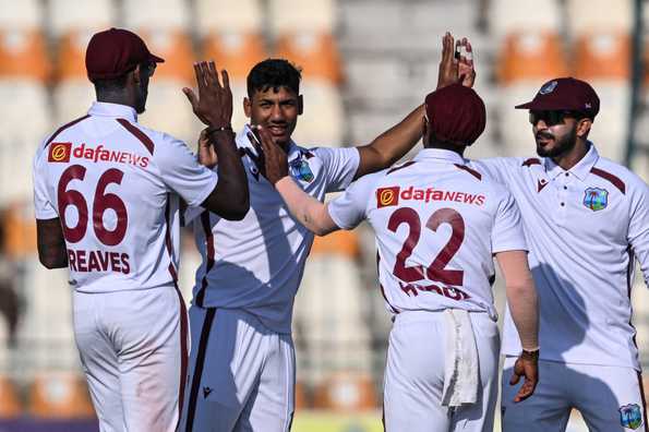West Indies are favourites to clinch the second Test. West Indies are favourites to clinch the second Test.