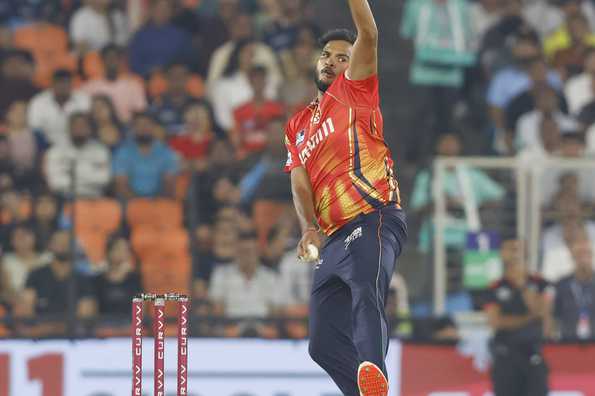 Vyshak Vijaykumar nailed his yorkers outside off-stump last night Vyshak Vijaykumar nailed his yorkers outside off-stump last night