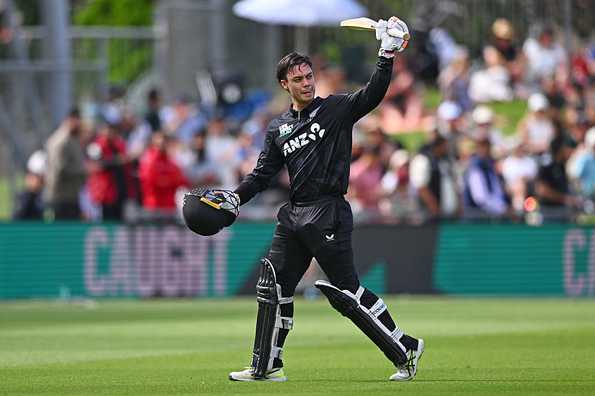 Mark Chapman stroked his third ODI century Mark Chapman stroked his third ODI century