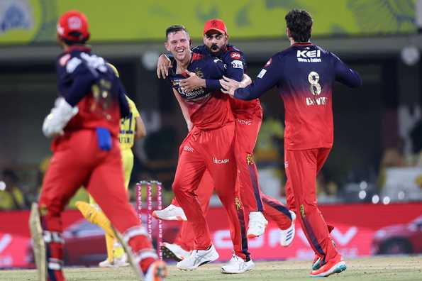 Josh Hazlewood has made an impressive start to IPL 2025. Josh Hazlewood has made an impressive start to IPL 2025.