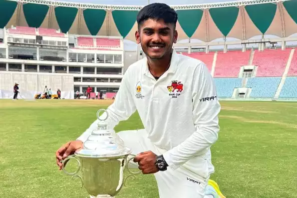 [File photo]: Ayush Mhatre, the 17-year old Mumbai opener, will join CSK