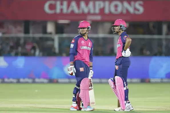 RR failed to get nine off the last over for a second successive game. RR failed to get nine off the last over for a second successive game.