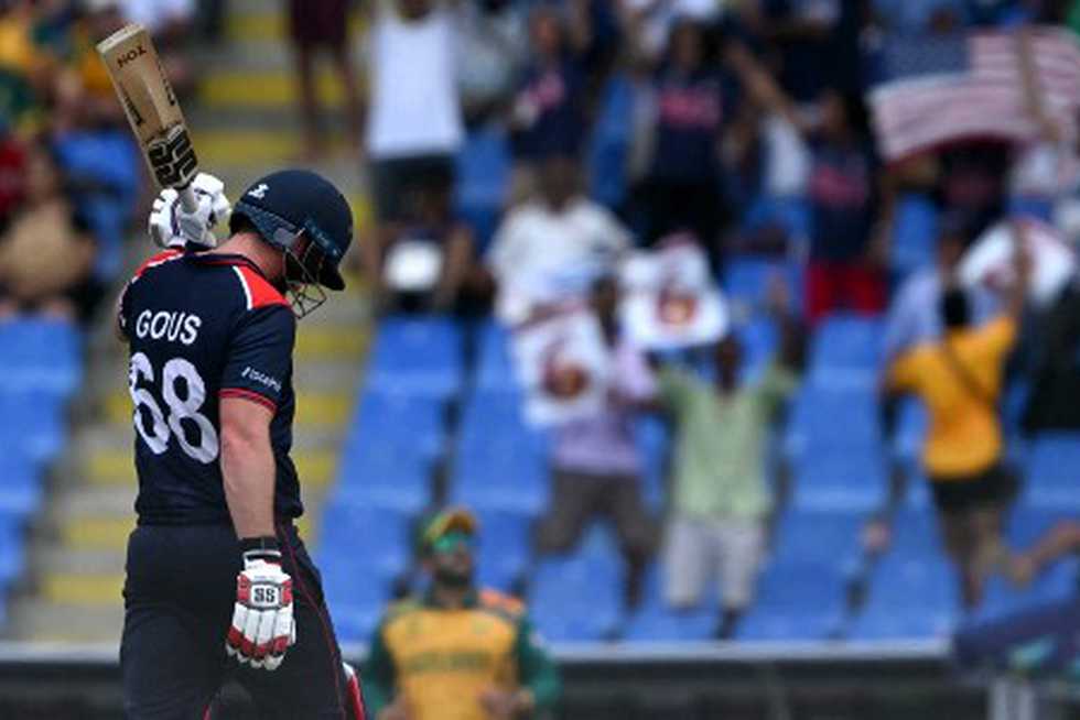 Gous almost gave South Africa a scare. Gous almost gave South Africa a scare.