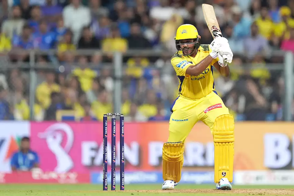 The 17-year-old scored a brisk 32 on IPL debut for CSK The 17-year-old scored a brisk 32 on IPL debut for CSK